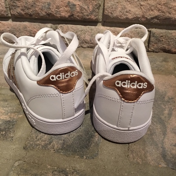 Adidas | Baseline K Rose Gold Sneakers NIB - Picture 5 of 8